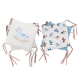 Maxbell 6PCs Baby Crib Bumper Cotton Infant Bed Cot Protector Horse