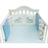 Maxbell 6PCs Baby Crib Bumper Cotton Infant Bed Cot Protector Horse
