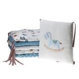 Maxbell 6PCs Baby Crib Bumper Cotton Infant Bed Cot Protector Horse