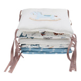 Maxbell 6PCs Baby Crib Bumper Cotton Infant Bed Cot Protector Horse