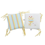 Maxbell 6PCs Baby Crib Bumper Cotton Infant Bed Cot Protector Giraffe