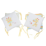 Maxbell 6PCs Baby Crib Bumper Cotton Infant Bed Cot Protector Giraffe