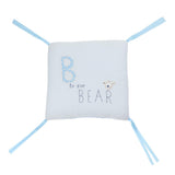 Maxbell 6PCs Baby Crib Bumper Cotton Infant Bed Cot Protector Blue bear