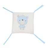 Maxbell 6PCs Baby Crib Bumper Cotton Infant Bed Cot Protector Blue bear