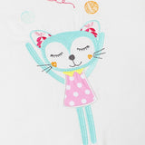 Maxbell 6PCs Baby Crib Bumper Cotton Infant Bed Cot Protector Cat