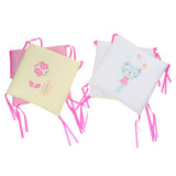 Maxbell 6PCs Baby Crib Bumper Cotton Infant Bed Cot Protector Cat