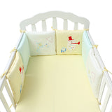 Maxbell 6PCs Baby Crib Bumper Cotton Infant Bed Cot Protector Musical