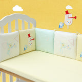 Maxbell 6PCs Baby Crib Bumper Cotton Infant Bed Cot Protector Musical