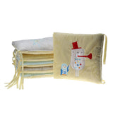 Maxbell 6PCs Baby Crib Bumper Cotton Infant Bed Cot Protector Musical