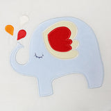 Maxbell 6PCs Baby Crib Bumper Cotton Infant Bed Cot Protector Elephant and Monkey