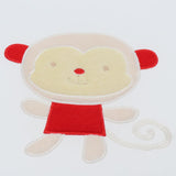 Maxbell 6PCs Baby Crib Bumper Cotton Infant Bed Cot Protector Elephant and Monkey