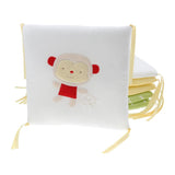 Maxbell 6PCs Baby Crib Bumper Cotton Infant Bed Cot Protector Elephant and Monkey