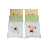 Maxbell 6PCs Baby Crib Bumper Cotton Infant Bed Cot Protector Elephant and Monkey