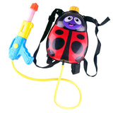 Maxbell Cute Children's Toy Pull-Type Pneumatic Backpack Water     Toy Lady beetle