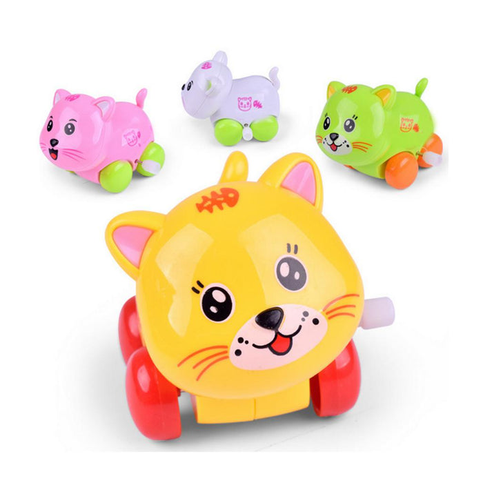 Maxbell Baby Cartoon Clockwork Wind Up Toys Children Running Plastic Gift Cat
