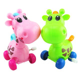 Maxbell Maxbell Baby Cartoon Clockwork Wind Up Toys Children Running Plastic Gift Giraffe