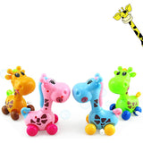 Maxbell Maxbell Baby Cartoon Clockwork Wind Up Toys Children Running Plastic Gift Giraffe