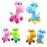 Maxbell Maxbell Baby Cartoon Clockwork Wind Up Toys Children Running Plastic Gift Giraffe