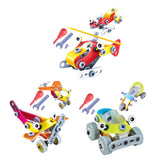 Maxbell 2 in 1 DIY Assembly Take Apart Toy for Kids Vehicles Toy Gift Vehicle