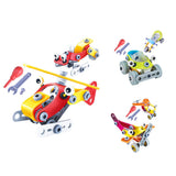 Maxbell 2 in 1 DIY Assembly Take Apart Toy for Kids Vehicles Toy Gift Vehicle