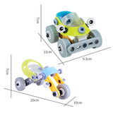 Maxbell 2 in 1 DIY Assembly Take Apart Toy for Kids Vehicles Toy Gift Vehicle