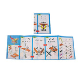 Maxbell 2 in 1 DIY Assembly Take Apart Toy for Kids Vehicles Toy Gift Aircraft