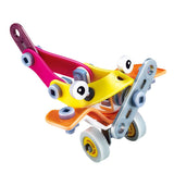Maxbell 2 in 1 DIY Assembly Take Apart Toy for Kids Vehicles Toy Gift Aircraft
