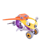 Maxbell 2 in 1 DIY Assembly Take Apart Toy for Kids Vehicles Toy Gift Aircraft