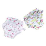 Maxbell 2xBaby Training Pants Diaper Cover Washable Underwear Flamingo(for 8-11KG)