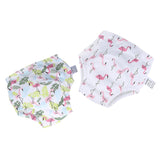 Maxbell 2xBaby Training Pants Diaper Cover Washable Underwear Flamingo(for 8-11KG)