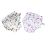 Maxbell 2xBaby Training Pants Diaper Cover Washable Underwear Flamingo(for 8-11KG)