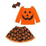 Baby Halloween Costume Tutu Dress Pumpkin Romper Jumpsuit Outfits 2 Years