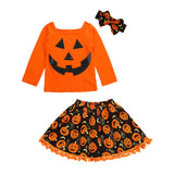 Baby Halloween Costume Tutu Dress Pumpkin Romper Jumpsuit Outfits 2 Years