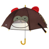 Maxbell Cute Cartoon Animal Kids Automatic Umbrella Windproof Portable Monkey