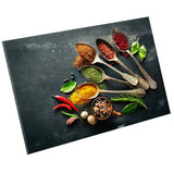 Maxbell Spices and Spoon Canvas Painting Kitchen Cooking Picture Wall Decor S