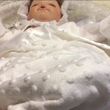 Maxbell Baby Bubble Blanket Newborn Boys Girls Cot Blanket Comforter Wrap Pink