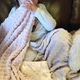 Maxbell Baby Bubble Blanket Newborn Boys Girls Cot Blanket Comforter Wrap Pink