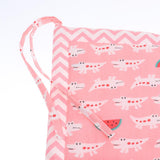 Maxbell Bedside Pocket Storage Nursery Diaper Hanging Bag Organizer Pink crocodile