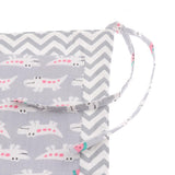 Maxbell Bedside Pocket Storage Nursery Diaper Hanging Bag Organizer Grey crocodile
