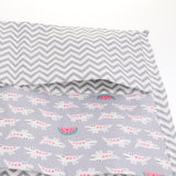 Maxbell Bedside Pocket Storage Nursery Diaper Hanging Bag Organizer Grey crocodile