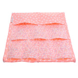 Maxbell Bedside Pocket Storage Nursery Diaper Hanging Bag Organizer Orange flower