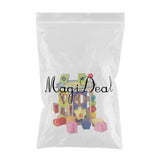 Maxbell Colorful Bead Maze Roller Coaster Wooden Educational Circle Toy for Kids