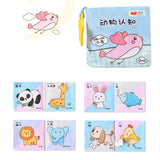 Maxbell 6 Pieces Soft Baby Cloth Book Early Educational Newborn Crib Toys