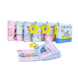 Maxbell 6 Pieces Soft Baby Cloth Book Early Educational Newborn Crib Toys