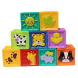 Maxbell Soft Silicon Cartoon Numbers Animals Cogntive Toy Early Learning for Kids