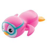 Maxbell Cute Wind Up Swing & Rotating Penguin Kids/Baby Bathing Time Toy Pink