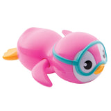 Maxbell Cute Wind Up Swing & Rotating Penguin Kids/Baby Bathing Time Toy Pink