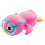 Maxbell Cute Wind Up Swing & Rotating Penguin Kids/Baby Bathing Time Toy Pink