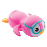 Maxbell Cute Wind Up Swing & Rotating Penguin Kids/Baby Bathing Time Toy Pink