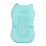 Maxbell Baby Bath Tub Pillow Pad Air Cushion Floating Seat Shower Mat Blue